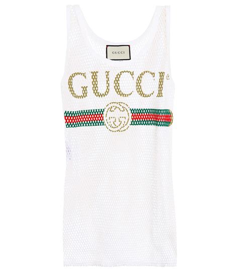 white gucci style blouse|gucci tank tops for women.